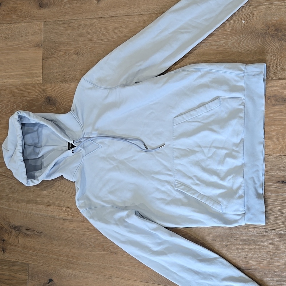 *Last Chance* Theory Women's Small Light Blue Hoodie Hooded Sweatshirt